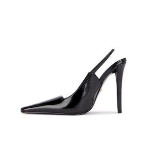 Raye Elisa Pump in Black 6.5 with box Womens Pointy High Heels Mule